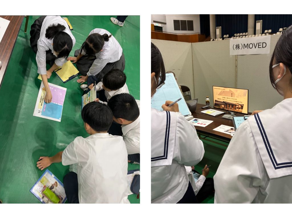 取り組む生徒達