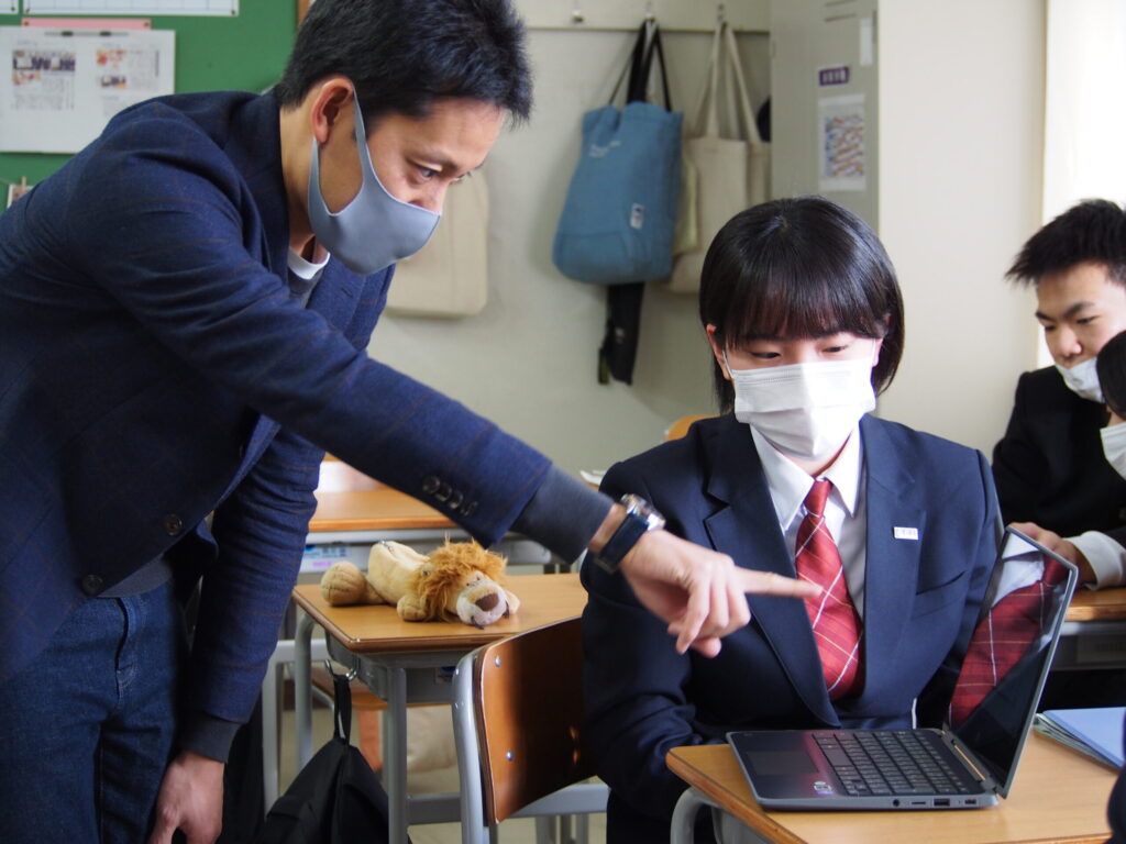 青森県立三本木農業恵拓高等学校にて代表渋谷がプレゼン講座を開催