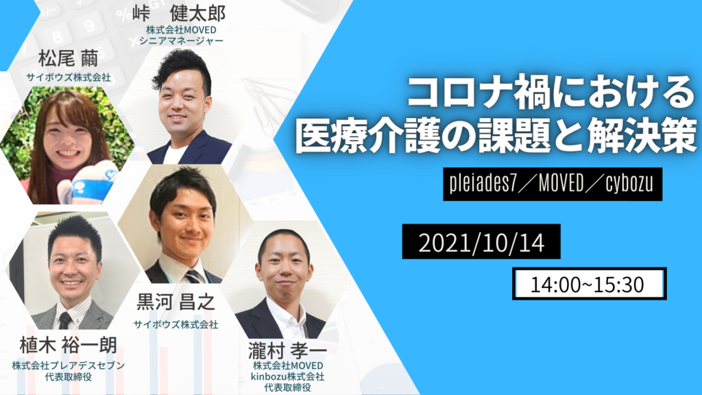 【10月14日開催】コロナ禍における、医療介護業界の課題と解決方法