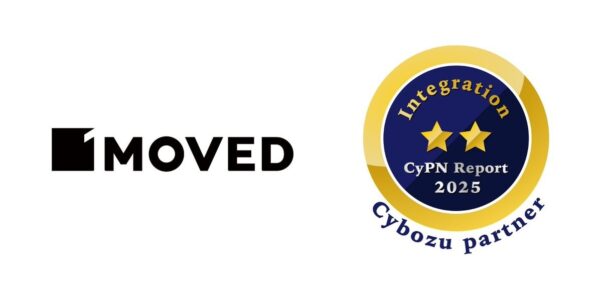 MOVED、サイボウズのオフィシャルパートナー評価制度「 Cybozu Partner Network Report 2025 」インテグレーション部門にて4年連続2つ星を獲得