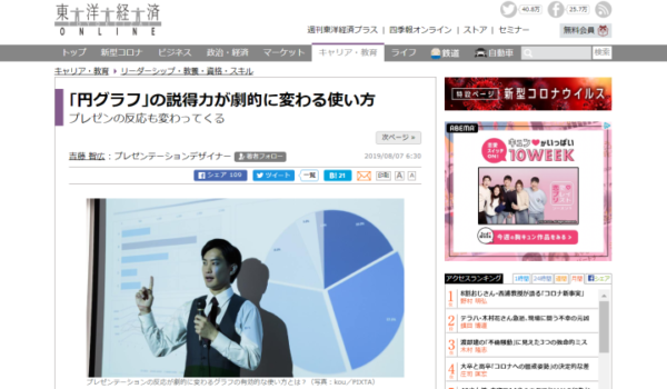 東洋経済オンラインにデザイナー吉藤のインタビュー記事が掲載されました