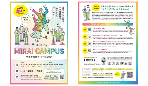 【MOVED×宇治市】高校生向け「 宇治市未来キャンパス2021 」
